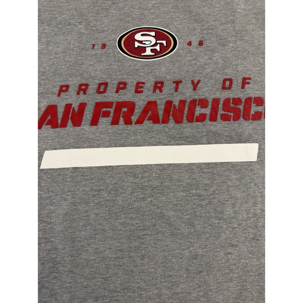 Nike San Francisco 49ers Team Issued Shirt Kyle Shanahan Head Coach NFL Gray M - Picture 5 of 11